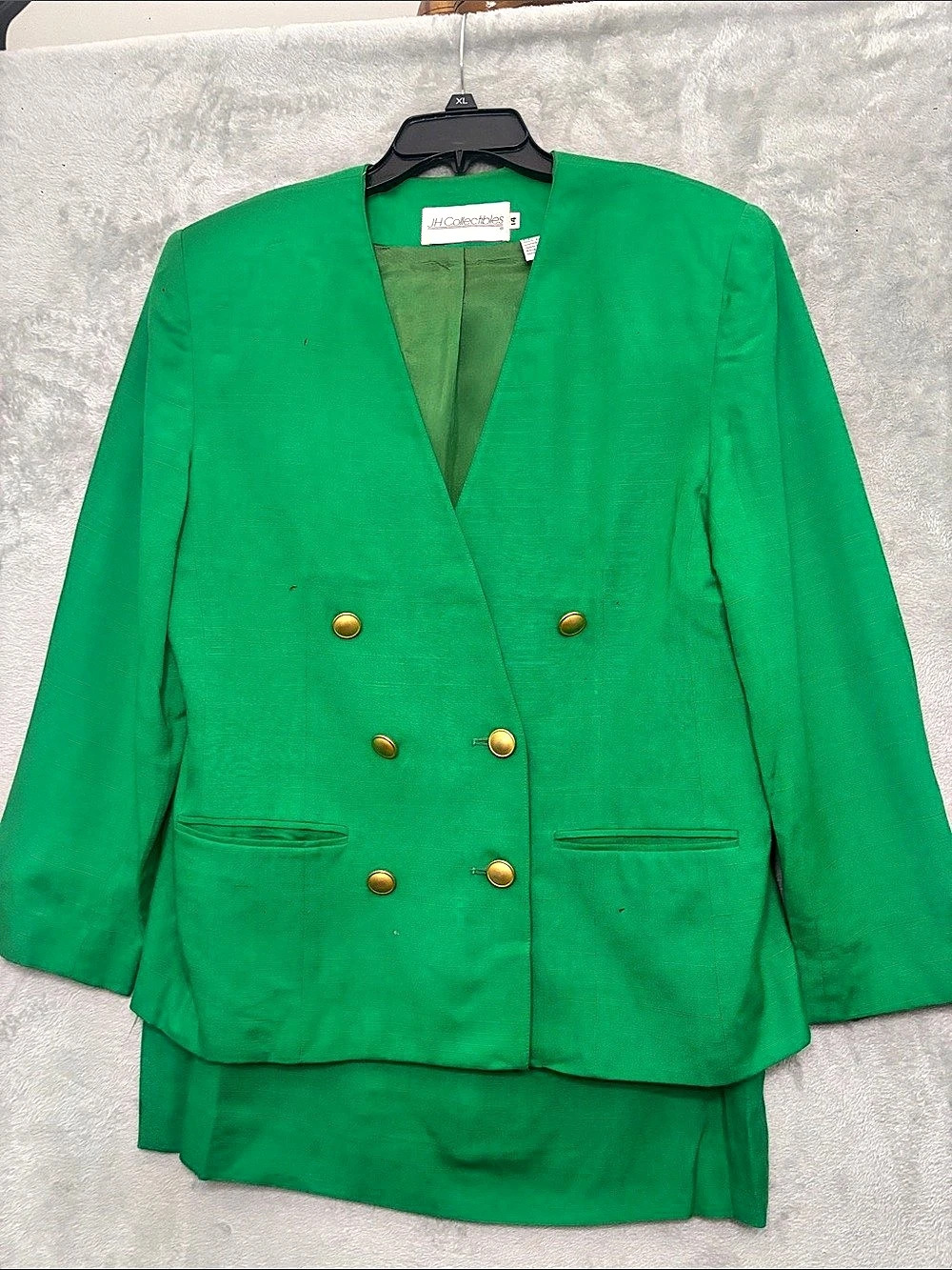 JH Collectibles Women's Green Skirt Suit Set Size 14